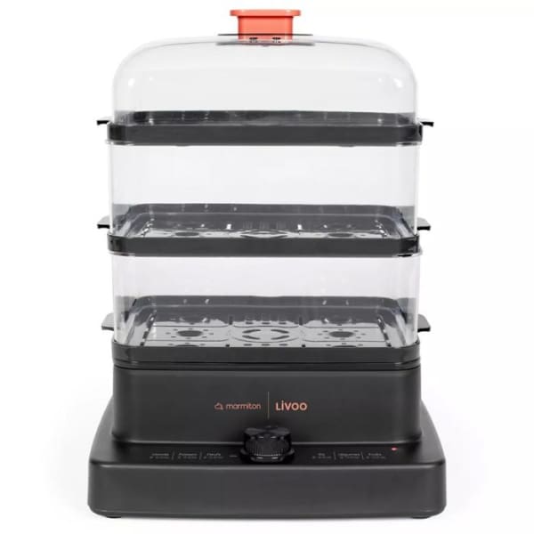 Cuiseur Vapeur LIVOO 1200W - Noir (DOC300) Cuiseur Vapeur LIVOO 1200W - Noir (DOC300)